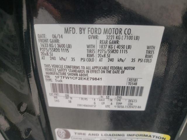 Photo 11 VIN: 1FTFW1CF2EKE79841 - FORD F-150 