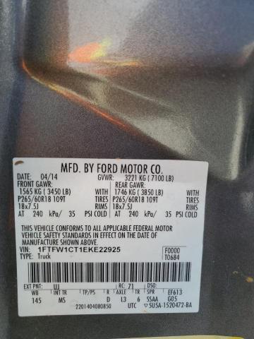 Photo 11 VIN: 1FTFW1CT1EKE22925 - FORD F150 