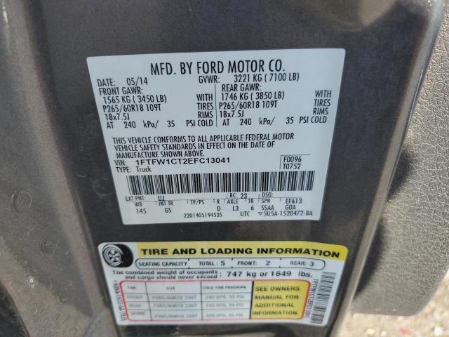 Photo 11 VIN: 1FTFW1CT2EFC13041 - FORD F150 SUPER 