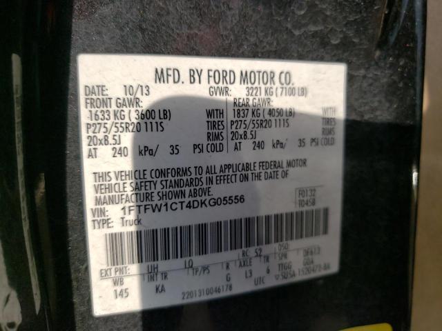 Photo 9 VIN: 1FTFW1CT4DKG05556 - FORD F150 SUPER 