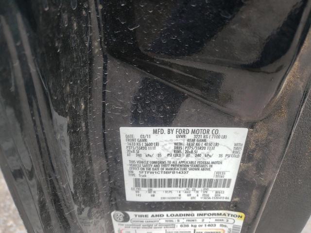 Photo 11 VIN: 1FTFW1CT5BFB14337 - FORD F150 SUPER 