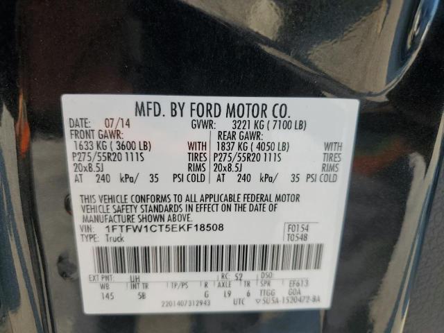 Photo 11 VIN: 1FTFW1CT5EKF18508 - FORD F150 SUPER 