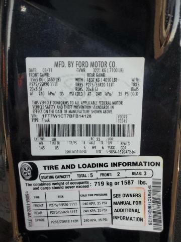 Photo 11 VIN: 1FTFW1CT7BFB14128 - FORD F150 SUPER 