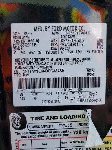 Photo 11 VIN: 1FTFW1E66DFC88489 - FORD F150 SUPER 