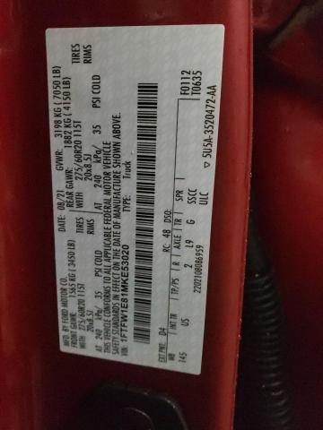 Photo 11 VIN: 1FTFW1E81MKE53020 - FORD F150 SUPER 