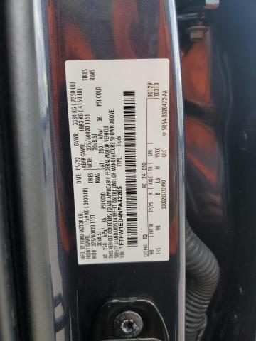Photo 11 VIN: 1FTFW1ED4NFA42265 - FORD F150 SUPER 