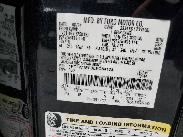 Photo 11 VIN: 1FTFW1EF0EFC84133 - FORD F150 SUPER 