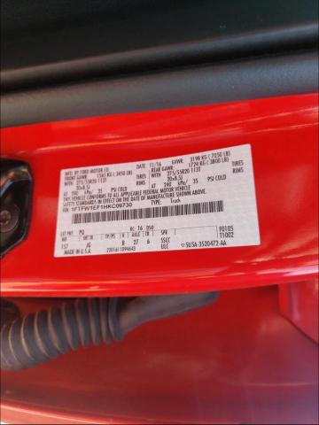 Photo 9 VIN: 1FTFW1EF1HKC09730 - FORD F150 SUPER 