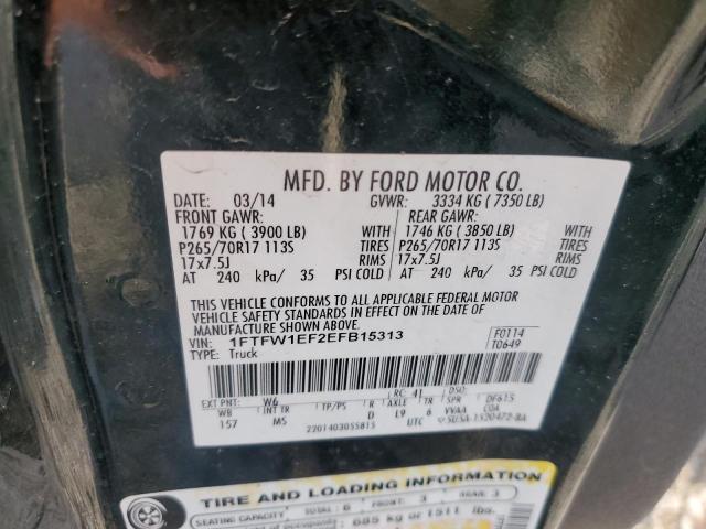 Photo 11 VIN: 1FTFW1EF2EFB15313 - FORD F150 SUPER 