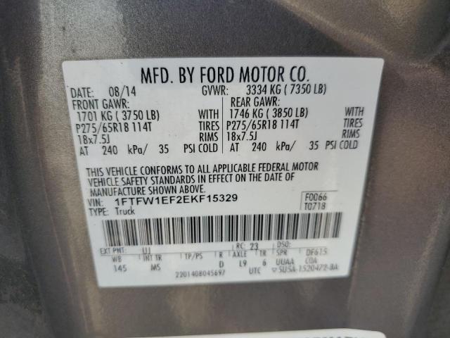 Photo 11 VIN: 1FTFW1EF2EKF15329 - FORD F150 SUPER 