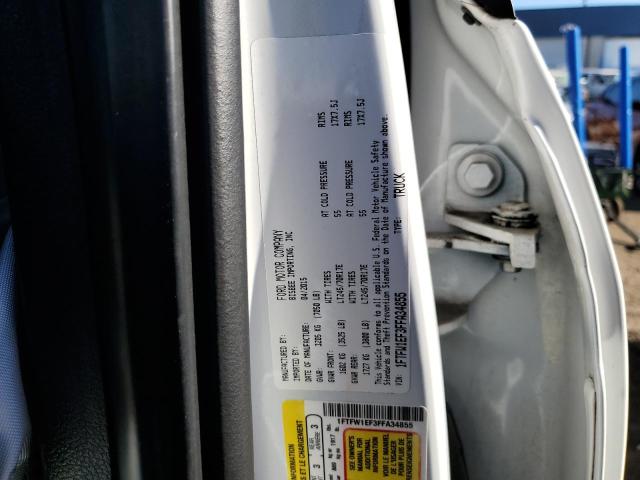 Photo 11 VIN: 1FTFW1EF3FFA34855 - FORD F150 SUPER 