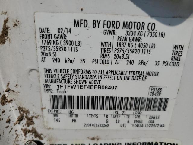 Photo 11 VIN: 1FTFW1EF4EFB06497 - FORD F-150 