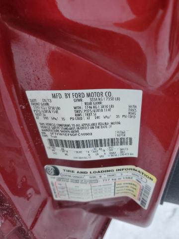 Photo 11 VIN: 1FTFW1EF5DFC10902 - FORD F150 SUPER 
