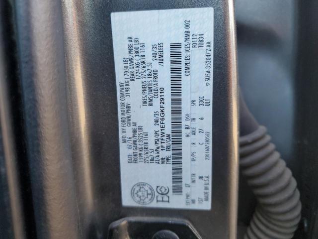 Photo 12 VIN: 1FTFW1EF6GKF29110 - FORD F-150 