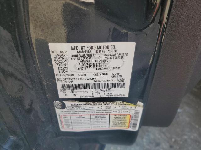 Photo 11 VIN: 1FTFW1EF7CFA90289 - FORD F150 SUPER 