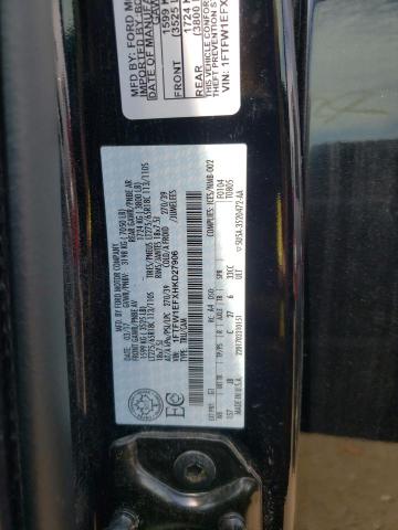 Photo 9 VIN: 1FTFW1EFXHKD27906 - FORD F150 SUPER 