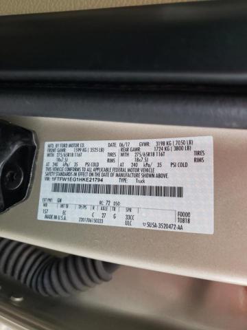 Photo 9 VIN: 1FTFW1EG1HKE21794 - FORD F150 SUPER 