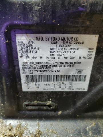 Photo 12 VIN: 1FTFW1EG9FFA07913 - FORD F150 SUPER 