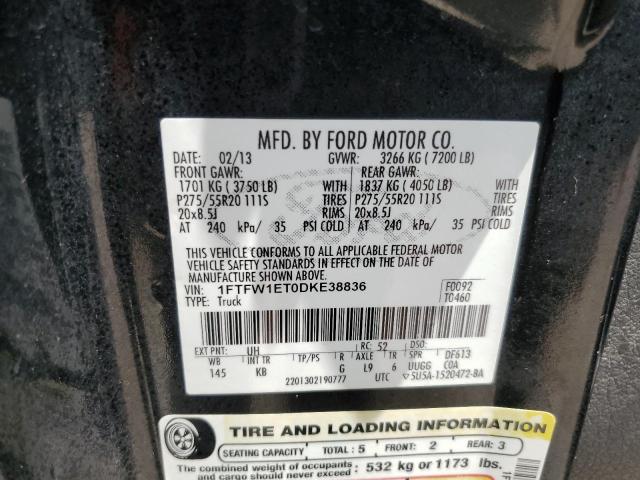 Photo 11 VIN: 1FTFW1ET0DKE38836 - FORD F-150 