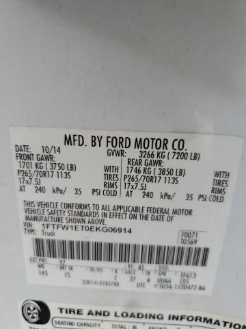 Photo 11 VIN: 1FTFW1ET0EKG06914 - FORD F150 SUPER 