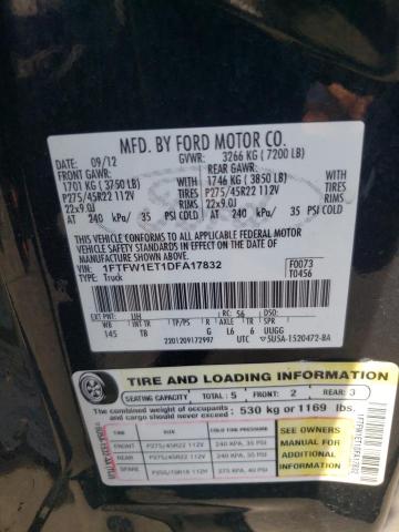 Photo 11 VIN: 1FTFW1ET1DFA17832 - FORD F-150 