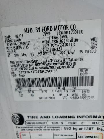 Photo 11 VIN: 1FTFW1ET2BKD96635 - FORD F-150 