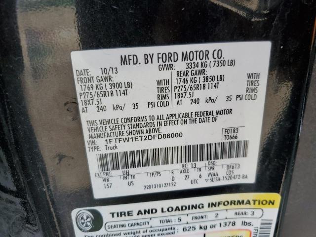 Photo 11 VIN: 1FTFW1ET2DFD88000 - FORD F-150 