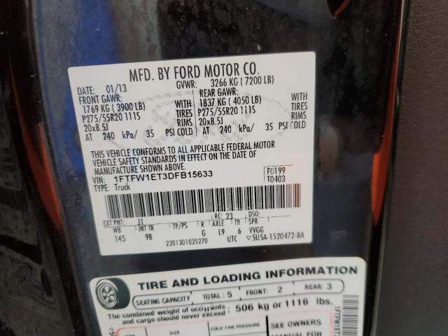 Photo 11 VIN: 1FTFW1ET3DFB15633 - FORD F-150 