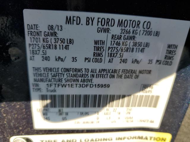 Photo 11 VIN: 1FTFW1ET3DFD15959 - FORD F-150 