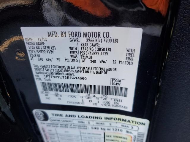 Photo 11 VIN: 1FTFW1ET3EFA14660 - FORD F-150 