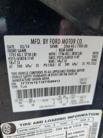 Photo 12 VIN: 1FTFW1ET3EFB49413 - FORD F150 SUPER 