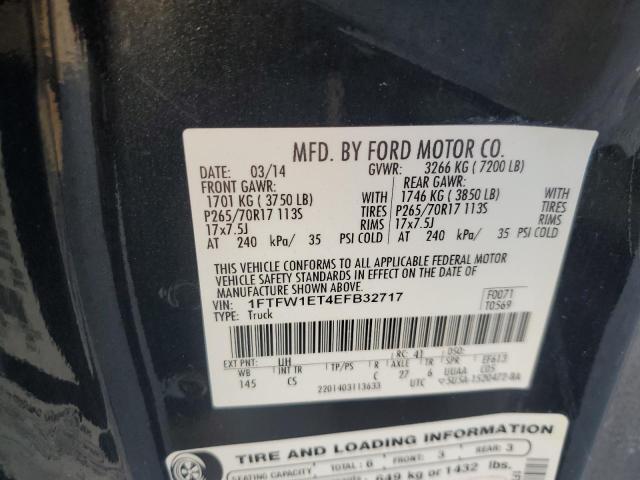 Photo 11 VIN: 1FTFW1ET4EFB32717 - FORD F150 SUPER 