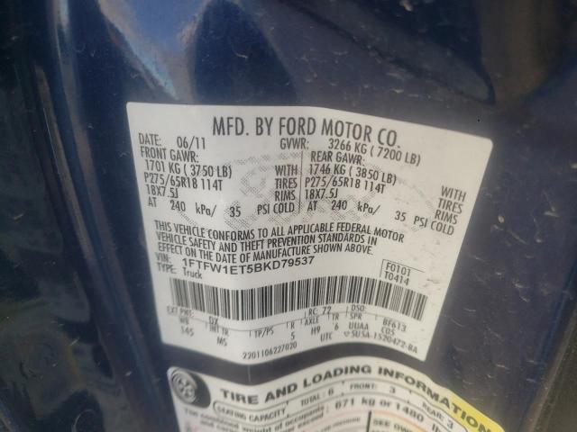 Photo 11 VIN: 1FTFW1ET5BKD79537 - FORD F-150 