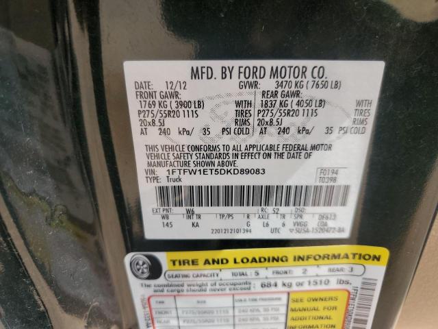 Photo 11 VIN: 1FTFW1ET5DKD89083 - FORD F150 SUPER 