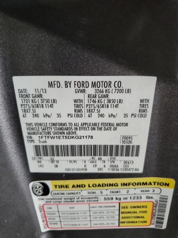 Photo 11 VIN: 1FTFW1ET5DKG21178 - FORD F-150 