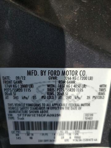 Photo 11 VIN: 1FTFW1ET6DFA09256 - FORD F150 SUPER 