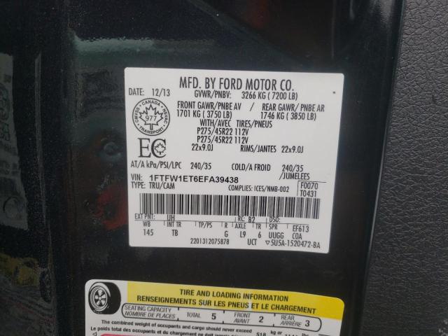 Photo 9 VIN: 1FTFW1ET6EFA39438 - FORD F150 SUPER 