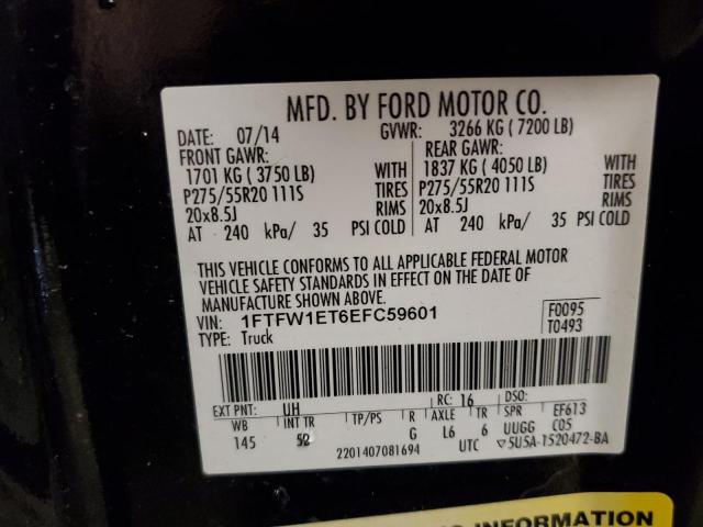 Photo 11 VIN: 1FTFW1ET6EFC59601 - FORD F150 SUPER 