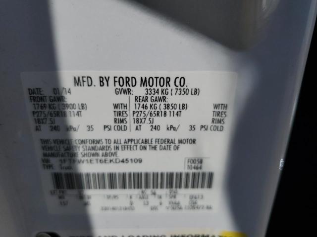 Photo 11 VIN: 1FTFW1ET6EKD45109 - FORD F150 SUPER 