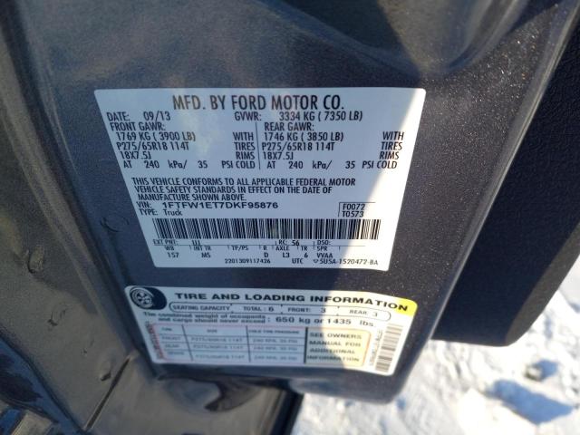 Photo 11 VIN: 1FTFW1ET7DKF95876 - FORD F-150 