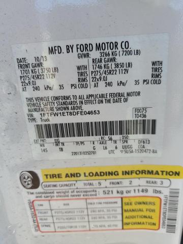 Photo 11 VIN: 1FTFW1ET8DFE04653 - FORD F-150 