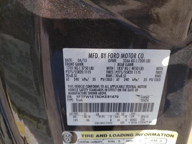 Photo 11 VIN: 1FTFW1ET8DKE81479 - FORD F-150 