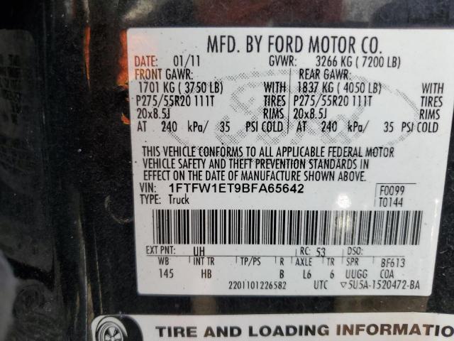 Photo 11 VIN: 1FTFW1ET9BFA65642 - FORD F-150 