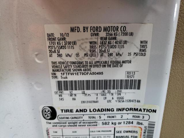 Photo 11 VIN: 1FTFW1ET9DFA50495 - FORD F-150 