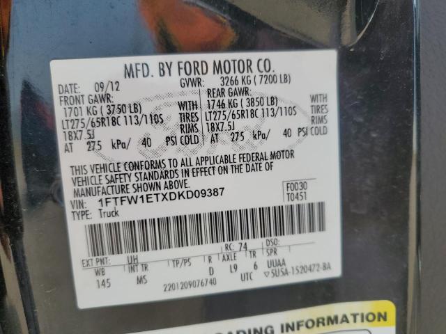 Photo 11 VIN: 1FTFW1ETXDKD09387 - FORD F-150 