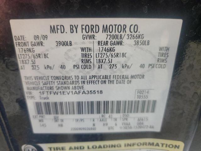 Photo 11 VIN: 1FTFW1EV1AFA35518 - FORD F-150 