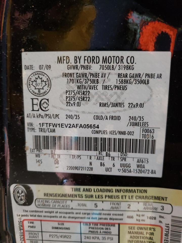 Photo 11 VIN: 1FTFW1EV2AFA05654 - FORD F-150 