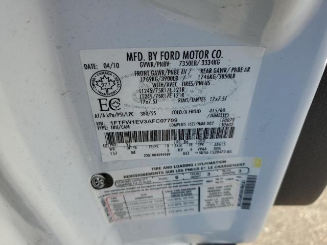 Photo 11 VIN: 1FTFW1EV3AFC07709 - FORD F150 SUPER 