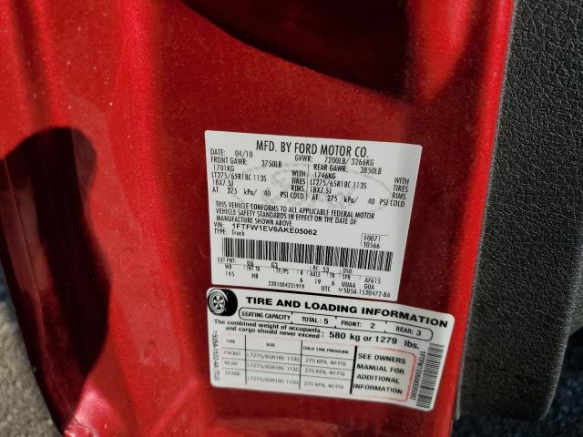 Photo 9 VIN: 1FTFW1EV6AKE05062 - FORD F150 SUPER 