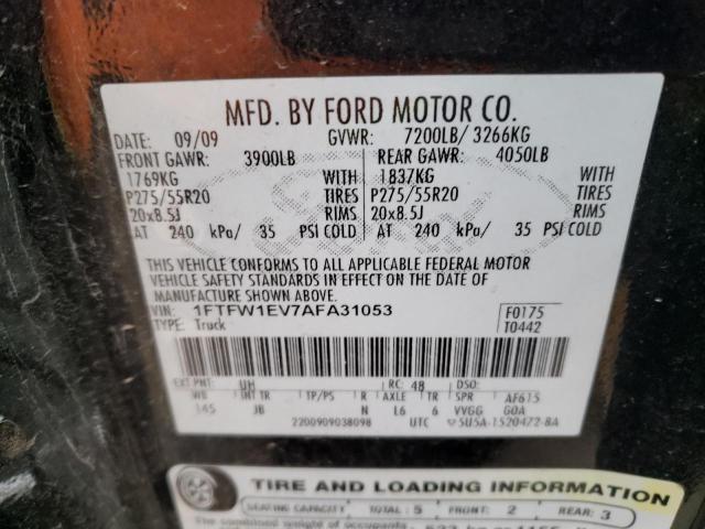 Photo 11 VIN: 1FTFW1EV7AFA31053 - FORD F-150 